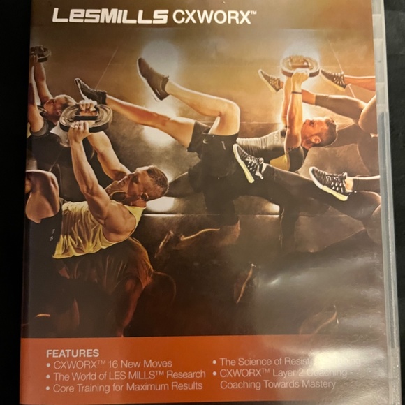 Lot of 3 Les Mills CORE  CXWORX Release 10,12,16  DVDs w/instructor notes & CDS - Picture 6 of 8